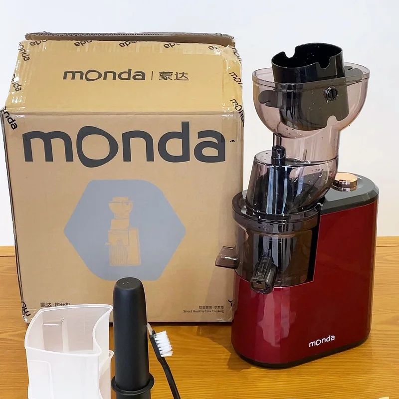 Household Slow Juicer With Large Caliber Feed Chute Cold Press Juice Extractor With Pulp Separatio 4