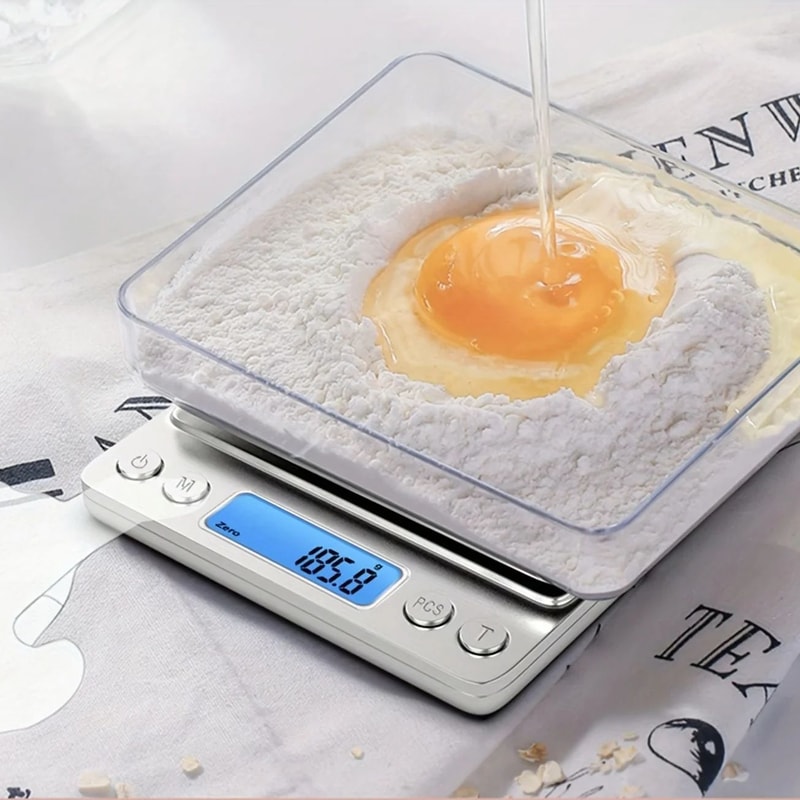 High Precision Digital Kitchen Scale Compact Food Scale In Grams Ounces For Everyday Cooking 1