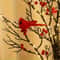 21Inch LED Bonsai Tree With Red Birds Lighted Artificial Birch Decor For Christmas Home 2