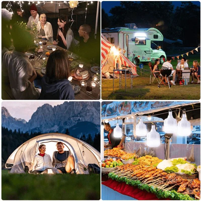 Super Bright USB Rechargeable LED Tent Light 5Mode Portable Camping Emergency Lantern 1