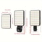 Magnetic LED Fill Light With Clip 3000mAh Rechargeable Selfie Video Conference Light 4