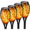 12 LED Solar Flame Torch Lights Waterproof Outdoor Garden Lights For Yard Pathway And Holiday Decor 5