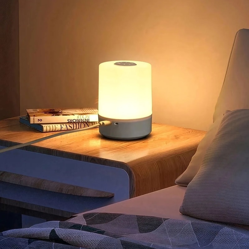 Rechargeable Portable LED Touch Night Lamp USB Rechargeable Desk Lamp For Bedside Camping 2