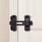 Stainless Steel Barn Door Lock Sliding Door Latch With 0180 Flip For Bathrooms Garages Pet Doors 0