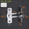 Stainless Steel Barn Door Lock Sliding Door Latch With 0180 Flip For Bathrooms Garages Pet Doors 10