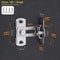 Stainless Steel Barn Door Lock Sliding Door Latch With 0180 Flip For Bathrooms Garages Pet Doors 11