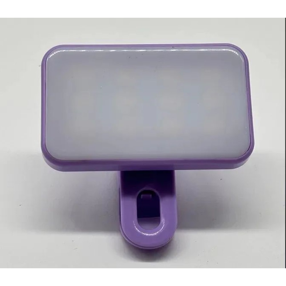 Portable ClipOn Selfie Ring Light Rechargeable Selfie Fill Light With Adjustable Brightness For Ph 7