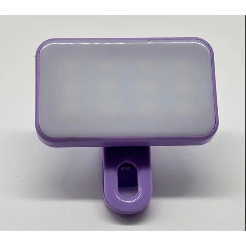 Portable ClipOn Selfie Ring Light Rechargeable Selfie Fill Light With Adjustable Brightness For Ph 7