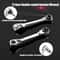 2in1 Mini Ratchet Wrench Set Socket Ratchet Wrench With Screwdriver Bits For Tight Spaces 0