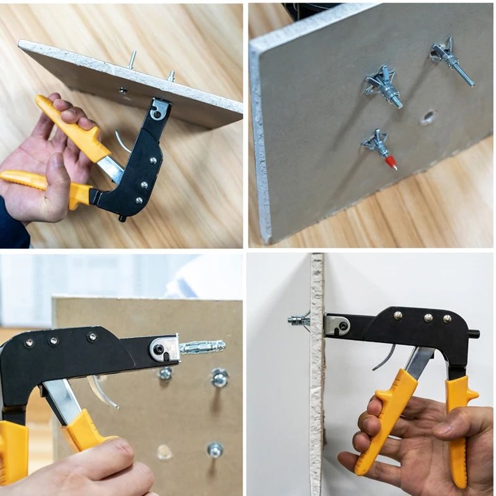 Heavy Duty Hollow Wall Anchor Gun Hollow Wall Anchor Tool For Secure Plasterboard Fixings 7