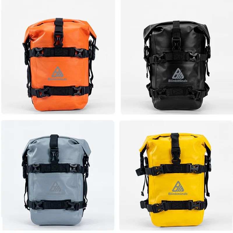 Waterproof Motorcycle Bumper Bag For Crash Bars Tool Repair Storage For Adventure Bikes 1