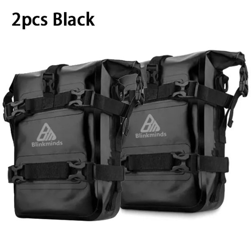 Waterproof Motorcycle Bumper Bag For Crash Bars Tool Repair Storage For Adventure Bikes 10
