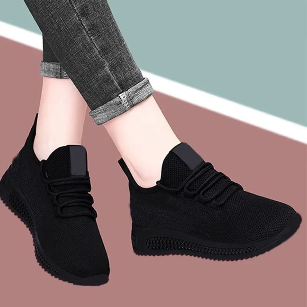Women Breathable Platform Sneakers NonSlip Casual Running Shoes With KoreanInspired Style 4