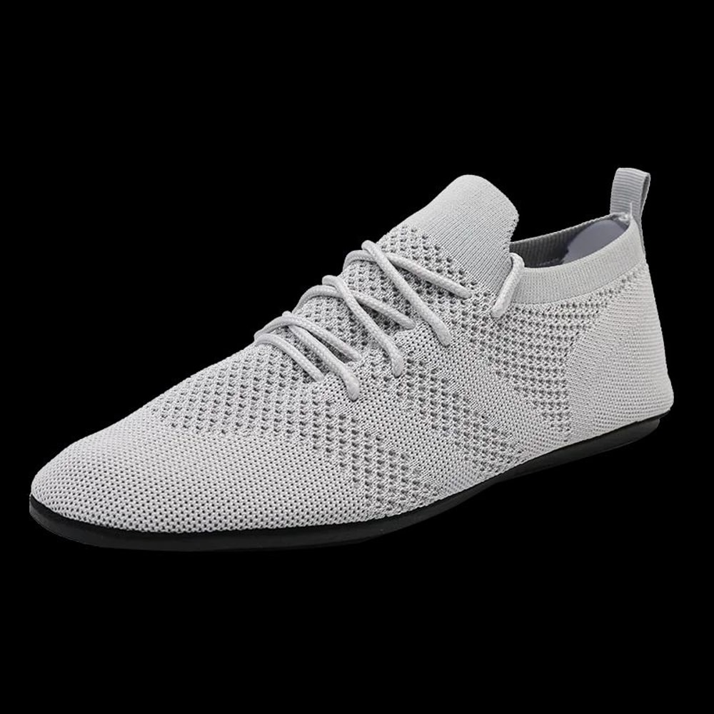 Lightweight Breathable Casual Shoes Mesh LaceUp Men Driving Loafers For Everyday Comfort 8