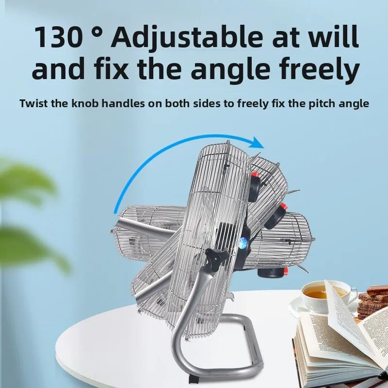 HighPower Pedestal Floor Fan Quiet Standing Fan For Home Industrial Use With HeavyDuty Airflow 1