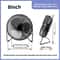HighPower Pedestal Floor Fan Quiet Standing Fan For Home Industrial Use With HeavyDuty Airflow 3