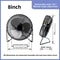 HighPower Pedestal Floor Fan Quiet Standing Fan For Home Industrial Use With HeavyDuty Airflow 5