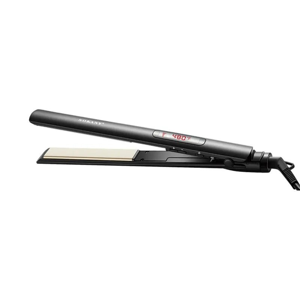 SOKANY LCD Hair Straightener Professional Hair Straightener With Adjustable Heat For Smooth Daily 2