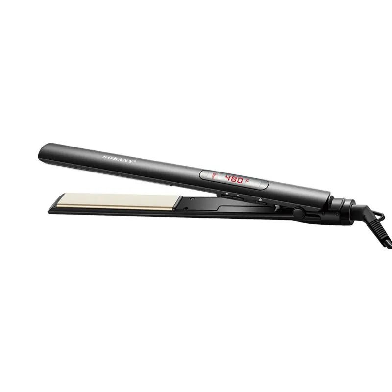 SOKANY LCD Hair Straightener Professional Hair Straightener With Adjustable Heat For Smooth Daily 2