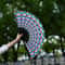 Foldable Rave Hand Fan Colorful Rave Fan With Reflective Gradient Design For Festivals Dance 2