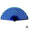 Foldable Rave Hand Fan Colorful Rave Fan With Reflective Gradient Design For Festivals Dance 6