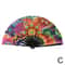 Foldable Rave Hand Fan Colorful Rave Fan With Reflective Gradient Design For Festivals Dance 8