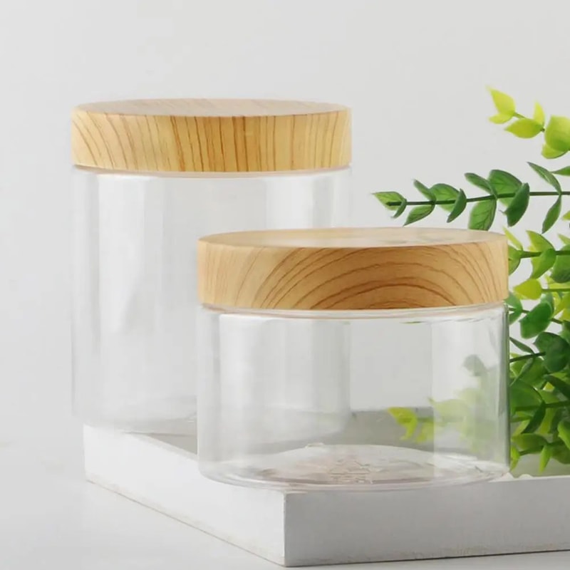 Airtight Clear Storage Jar MoistureProof Kitchen Storage Jar For Spices Grains Pantry Organizatio 4