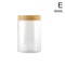 Airtight Clear Storage Jar MoistureProof Kitchen Storage Jar For Spices Grains Pantry Organizatio 10