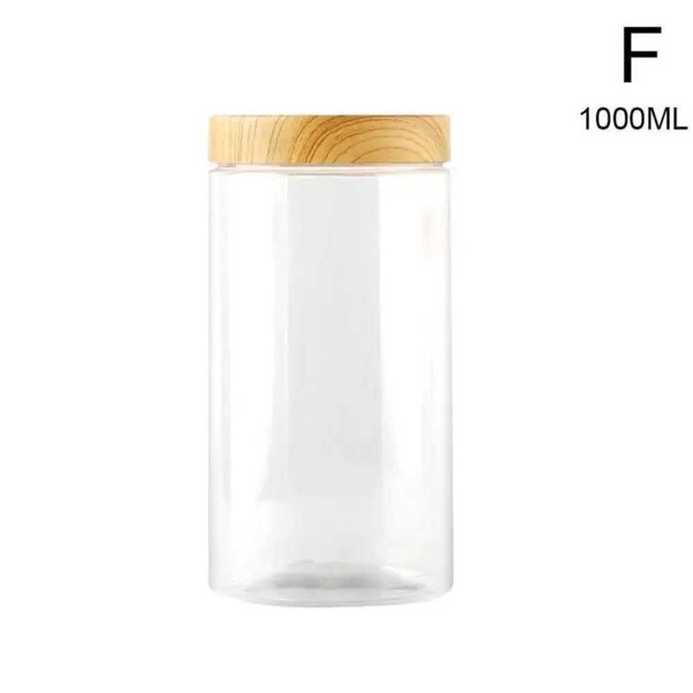 Airtight Clear Storage Jar MoistureProof Kitchen Storage Jar For Spices Grains Pantry Organizatio 11