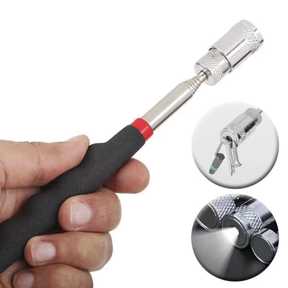 LED Telescopic Magnetic Pickup Pen Portable Magnetic Pickup Tool For Nuts Bolts Tight Spaces 1