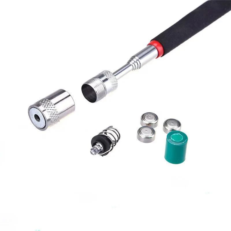 LED Telescopic Magnetic Pickup Pen Portable Magnetic Pickup Tool For Nuts Bolts Tight Spaces 4