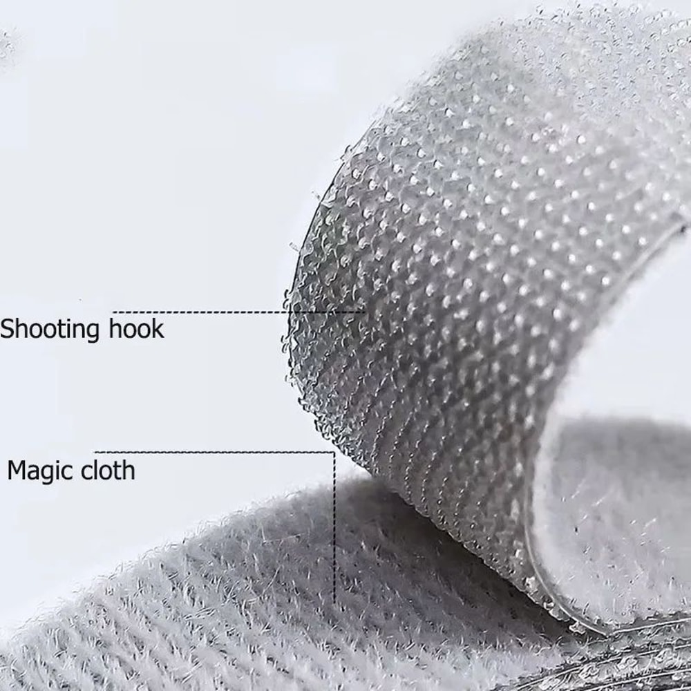 Flexible Cable Organizer Tape Reusable Cable Organizer For Clean Desk Cord Management 15M 2