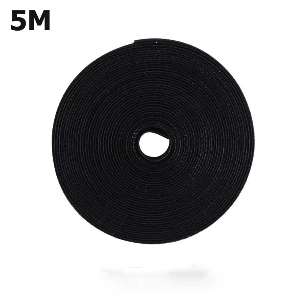 Flexible Cable Organizer Tape Reusable Cable Organizer For Clean Desk Cord Management 15M 7