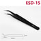 ESD Precision Tweezers Set AntiStatic Precision Tweezers For Electronics Repair Craft Work 12