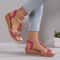 Bohemian Wedge Sandals For Women Summer Wedge Sandals With Rhinestone Detail Platform Comfort 17