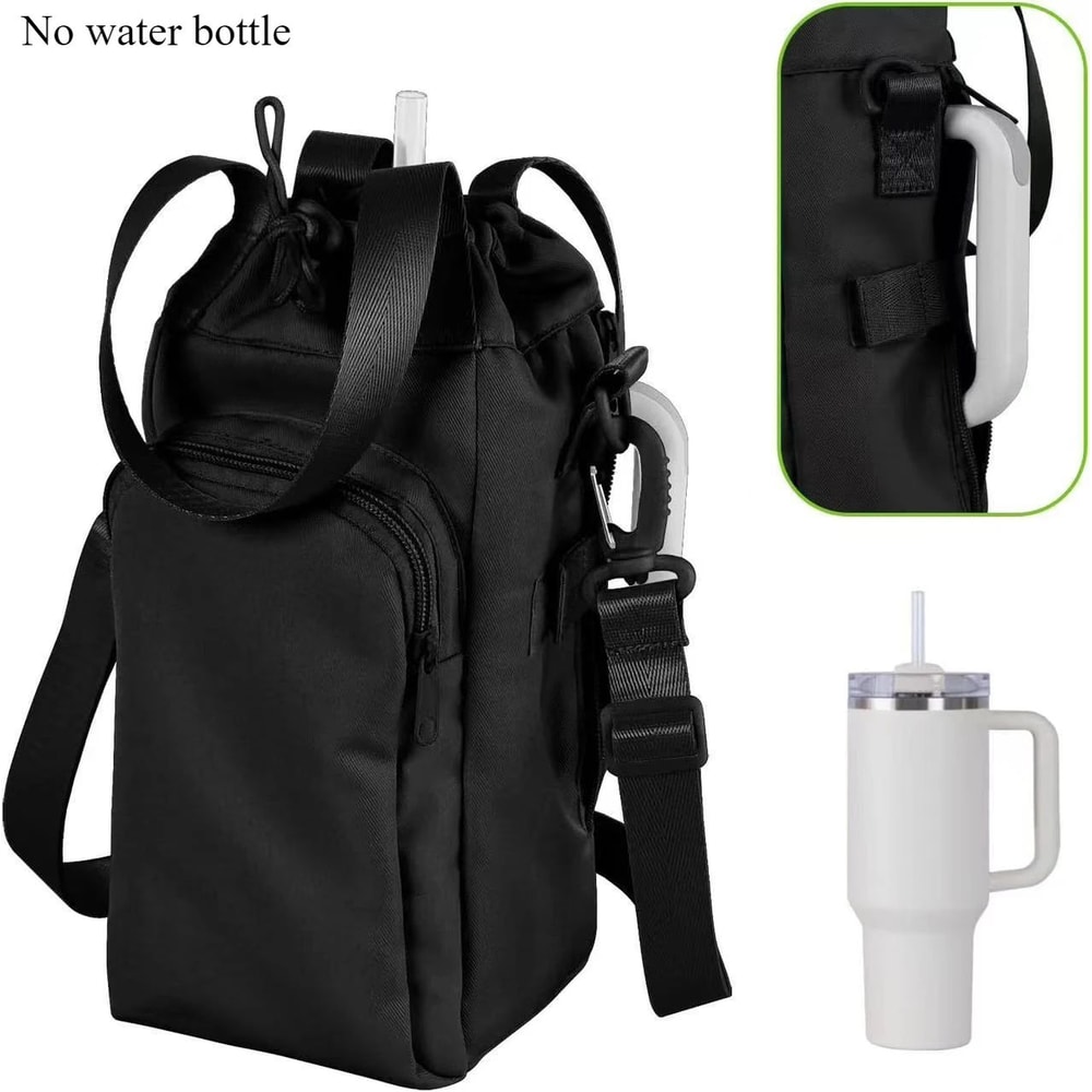 Waterproof Insulated Water Bottle Pouch Durable Thermos Holder With Adjustable Strap For Outdoor T 4