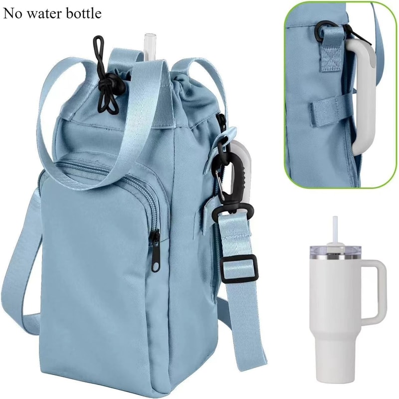 Waterproof Insulated Water Bottle Pouch Durable Thermos Holder With Adjustable Strap For Outdoor T 5