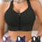Front Zipper Sports Bra Supportive Women Fitness Yoga Bra With Easy Zip Design 0