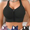 Front Zipper Sports Bra Supportive Women Fitness Yoga Bra With Easy Zip Design 0