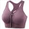 Front Zipper Sports Bra Supportive Women Fitness Yoga Bra With Easy Zip Design 8