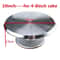 10Inch Professional Cake Turntable Aluminum Alloy Rotating Decorating Stand 6