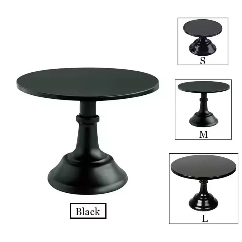 10Inch Professional Cake Turntable Aluminum Alloy Rotating Decorating Stand 8