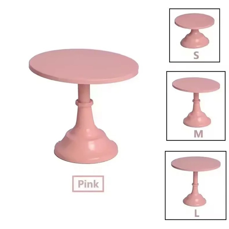10Inch Professional Cake Turntable Aluminum Alloy Rotating Decorating Stand 15