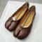 Soft Leather Tabi Ballet Flats Split Toe Comfortable Walking Loafers For Women 9