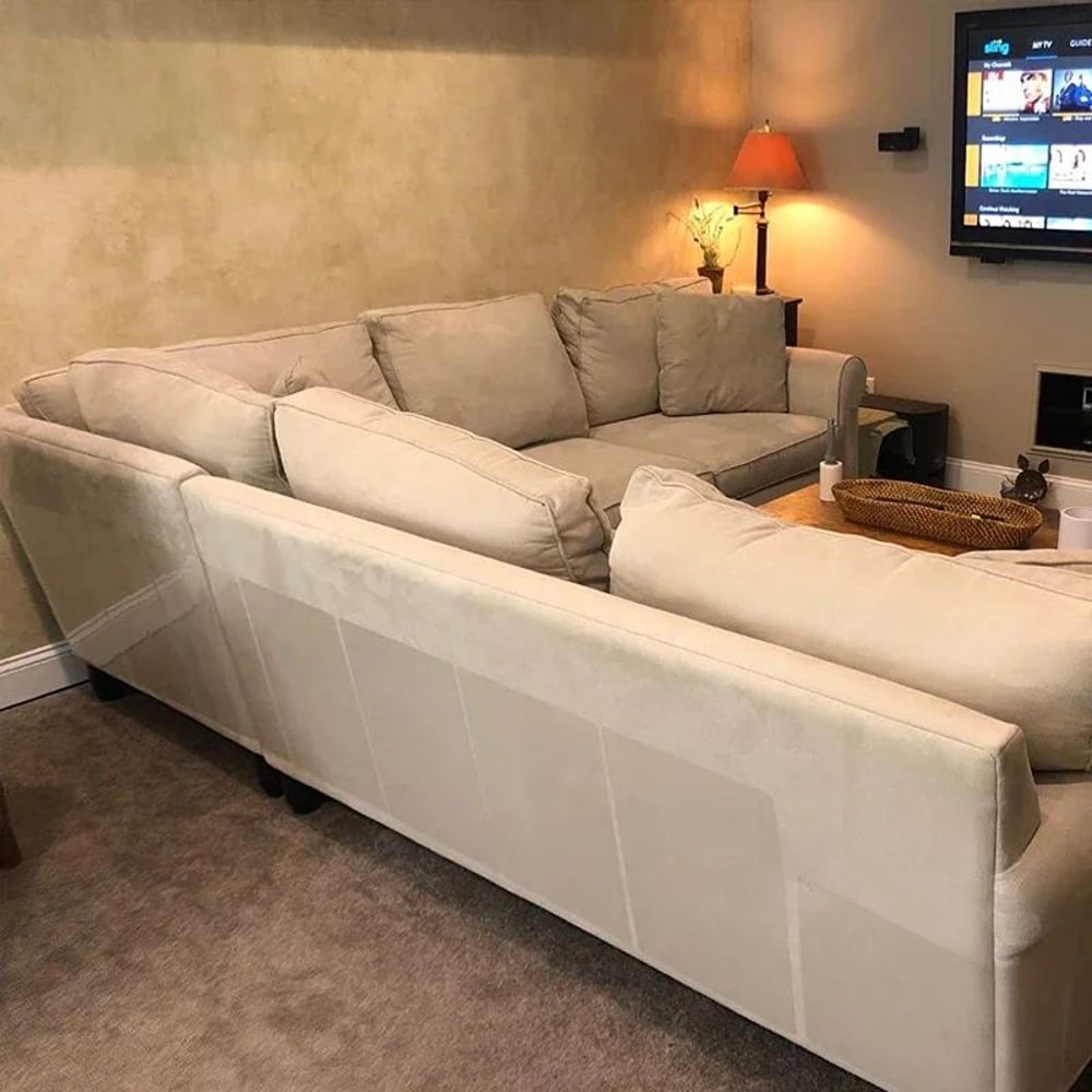 ClearGuard Furniture Shield Cat Scratching Deterrent Tape Transparent Sofa Protector 3