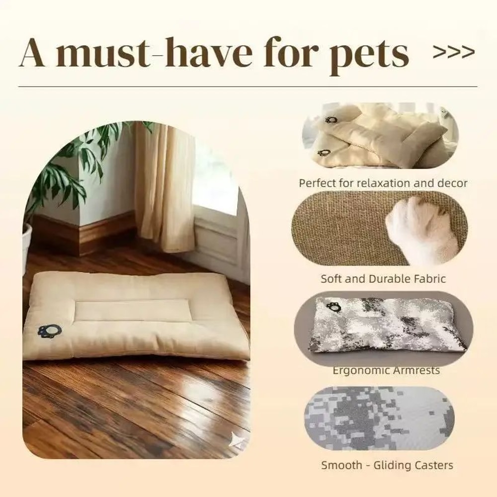 CloudRest XL Pet Sofa Bed Extra Large Dog Bed ScratchResistant AllSeason Cat Mat 2