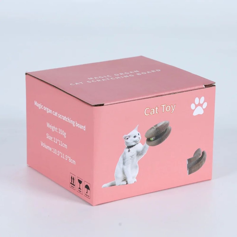 FlexiFold PlayScratcher Accordion Cat Scratch Board Interactive Scratcher Toy 1