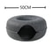 CozyLoop Play Tunnel Bed Cat Tunnel Toy Donut Bed For Indoor Cats And Small Pets 7