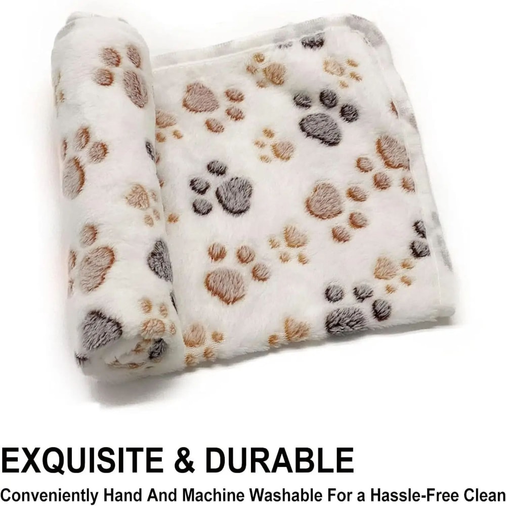 SnuggleSoft Comfort Throw Dog Blanket Warm Fleece Pet Sleep Mat For Cats And Puppies 1