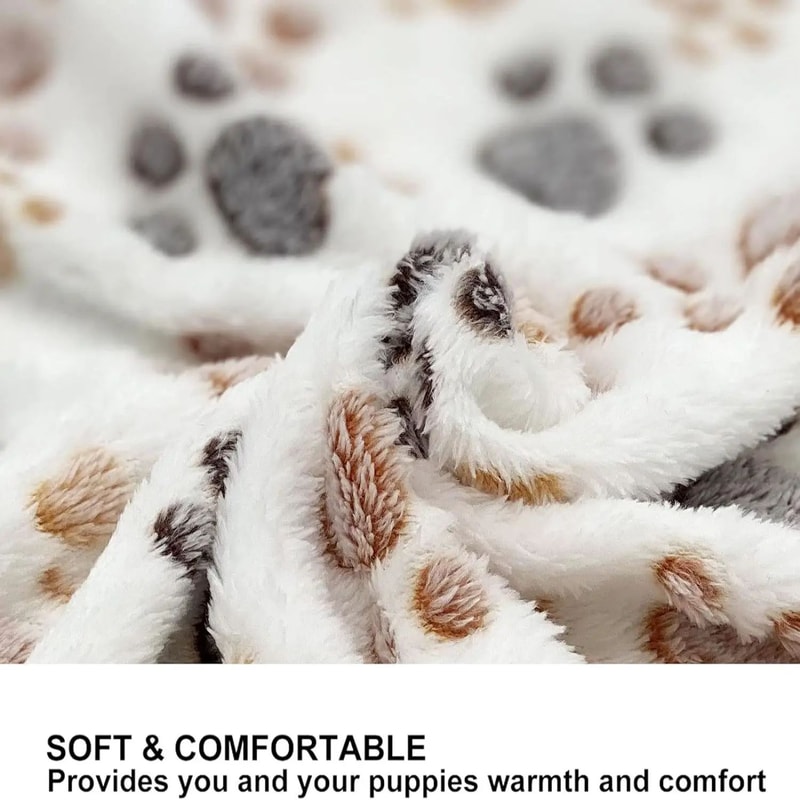 SnuggleSoft Comfort Throw Dog Blanket Warm Fleece Pet Sleep Mat For Cats And Puppies 2